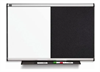 Nobo Quartet Prestige opslagstavle/whiteboard 90x60cm combi tavle